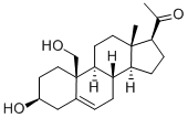 19-HYDROXYPREGNENOLONE 结构式