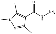 1,3,5-三甲基-1H-吡唑-4-碳酰肼 结构式