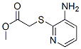 Acetic acid, [(3-amino-2-pyridinyl)thio]-, methyl ester (9CI) 结构式