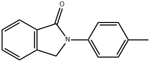 2,3-DIHYDRO-2-(4-METHYLPHENYL)-1H-ISOINDOL-1-ONE 结构式