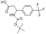 3-((tert-Butoxycarbonyl)amino)-3-(4-(trifluoromethyl)phenyl)propanoicacid