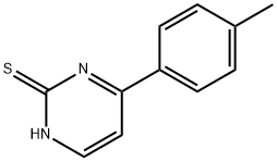 4-(4-甲基苯基)-2(1H)-嘧啶硫酮 结构式