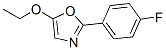 Oxazole, 5-ethoxy-2-(4-fluorophenyl)- (9CI) 结构式