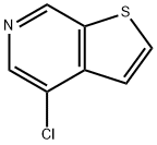 4-氯噻吩并[2,3-C]吡啶 结构式