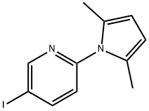 2-(2,5-二甲基-1H-吡咯-1-基)-5-碘吡啶 结构式