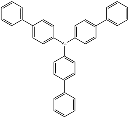 tris(4-phenylphenyl)arsane 结构式