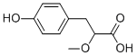 3-(4-HYDROXYPHENYL)-2-METHOXYPROPANOIC ACID 结构式