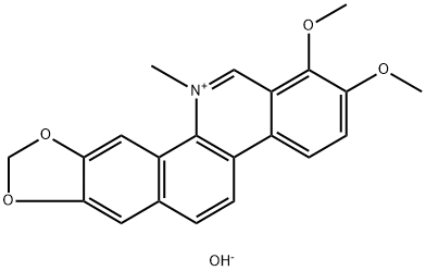 白屈菜红碱 结构式