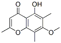 2,6,8-Trimethyl-5-hydroxy-7-methoxychromone 结构式