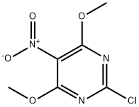 2-氯-4,6-二甲氧基-5-硝基嘧啶 结构式