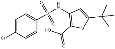 5-叔丁基噻吩-2-羧酸 结构式