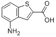 4-氨基苯并噻吩-2-羧酸 结构式