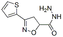 5-Isoxazolecarboxylicacid,4,5-dihydro-3-(2-thienyl)-,hydrazide(9CI) 结构式