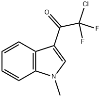 Ethanone, 2-chloro-2,2-difluoro-1-(1-methyl-1H-indol-3-yl)- (9CI) 结构式