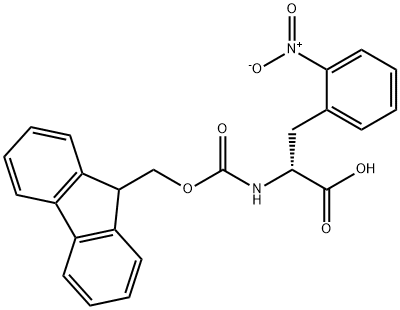 FMOC-D-PHE(2-NO2)-OH 结构式
