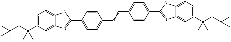 2,2-(4,4-二苯乙烯基)双-5-叔辛基苯并唑 结构式