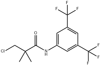 N-[3,5-Bis(trifluoromethyl)phenyl]-3-chloro-2,2-dimethylpropionamide97% 结构式