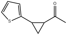 1-(2-(噻吩-2-基)环丙基)乙烷-1-酮 结构式