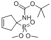 CARBAMIC ACID, [1-(DIMETHOXYPHOSPHINYL)-3-CYCLOPENTEN-1-YL]-, 1,1-DIMETHYLETHYL ESTER 结构式