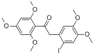 ETHANONE, 2-(2-IODO-4,5-DIMETHOXYPHENYL)-1-(2,4,6-TRIMETHOXYPHENYL)- 结构式