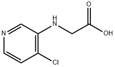 N-(4-CHLORO-3-PYRIDINYL)GLYCINE 结构式