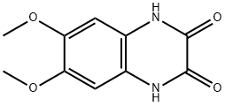 6,7-二甲氧基-1,4-二氢-2,3-喹喔啉二酮 一水合物 结构式