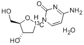 [1'-13C]2'-DEOXYCYTIDINE MONOHYDRATE 结构式