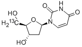 [5'-13C]2'-DEOXYURIDINE 结构式