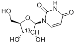 [2'-13C]URIDINE 结构式