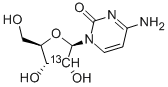 [2'-13C]CYTIDINE 结构式