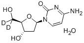 [5',5''-2H2]2'-DEOXYCYTIDINE MONOHYDRATE 结构式