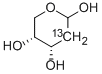 2-DEOXY-D-[2-13C]ERYTHRO-PENTOSE 结构式