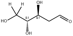 2-DEOXY-D-[5,5'-2H2]ERYTHRO-PENTOSE 结构式