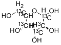 L-[UL-13C6]GALACTOSE 结构式