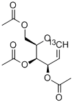 TRI-O-ACETYL-D-[1-13C]GALACTAL 结构式