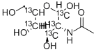 N-乙酰-D- [UL-13C6]葡糖胺 结构式