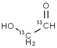 [1,2-13C2]GLYCOLALDEHYDE 结构式