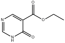 4-羟基-5-嘧啶甲酸乙酯 结构式
