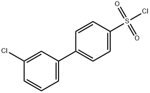 3'-氯-联苯-4-磺酰氯 结构式