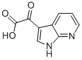7-氮杂吲哚-3-乙醛酸 结构式