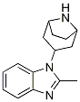 1-(8-氮杂双环[3.2.1]辛烷-3-基)-2-甲基-1H-苯并[D]咪唑 结构式