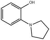 2-(1-吡咯烷基)苯酚 结构式