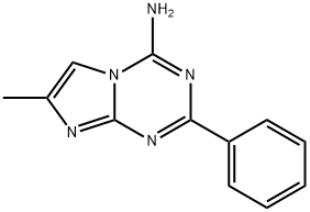 7-METHYL-2-PHENYL-IMIDAZO[1,2-A][1,3,5]TRIAZIN-4-YLAMINE 结构式