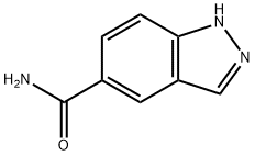 1H-吲唑-5-羧酰胺 结构式