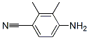 4-氨基-2,3-二甲基苄腈 结构式