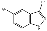 3-溴-5-氨基吲唑 结构式