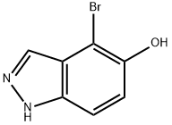 4-溴-1H-吲唑-5-醇 结构式