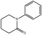 N-苯基-2-哌啶酮 结构式