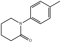 1-P-TOLYL-PIPERIDIN-2-ONE 结构式