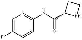 2-Azetidinecarboxamide,N-(5-fluoro-2-pyridinyl)-,(2S)-(9CI) 结构式